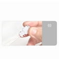 thumbnail image 3 of QualitChoice 5 Pieces Women Men Eyelash Brush Single Use Eyebrow Brushes Makeup Tool Light Blue Type 1, 3 of 6