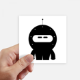 thumbnail image 1 of Universe Alien Monster Robot Sticker Square Waterproof Stickers Wallpaper Car Decal, 1 of 1
