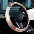 thumbnail image 6 of Alpaca 14.5 Inch Printing PVC Leather Car Wheel Cover Steering Wheel Cover Auto Accessories, 6 of 6