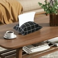 thumbnail image 4 of Washable Cloth Tissue Box Cover, Breathable Cotton Linen Fabric Paper Towel Holder with Drawer Style for Easy Access, Ideal for Living Room Bedroom Office Car, 4 of 6