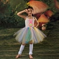 thumbnail image 2 of Toddler Girl Easter Dress Toddler Girls Tulle Dress Ruffle Sleeveless Summer Baby Girl Fashion Tutu Dresses 2-6Y Flower Girl Tutu Dress, 2 of 9