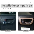 thumbnail image 3 of TINKI ABS Inner Car Look Interior Door Handle Panel Cover Trim Fit for Toyota Tacoma 2016 2017 2018 2019 2020 2021 2022 2023 Interior Door Handle Frame, 3 of 7