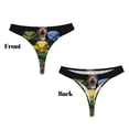 thumbnail image 3 of Fotbe Colorful Viper Snake Tanga Sin Costuras para Mujer con Estampado – Panties Invisibles, Transpirables y Cómodos para Uso Diario-3X-Large, 3 of 6
