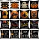 thumbnail image 3 of Funda de cojín de Halloween, decoración de feliz Halloween para el hogar, fantasma, calabaza, Araña, funda de almohada, suministros de fiesta de terror, truco o trato, 3 of 4