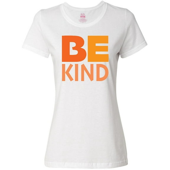 Inktastic Be Kind Logo In Orange Women's T-Shirt