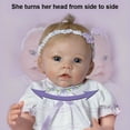 thumbnail image 5 of The Ashton-Drake Galleries So Truly Real® Chloe's Look Of Love Touch Activated Lifelike Baby Girl Doll Weighted Fully Poseable with Soft RealTouch® Vinyl Skin by Artist Linda Murray 22-Inches, 5 of 5