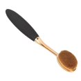 thumbnail image 4 of 2pcs Toothbrush Makeup Brush PA Resin Handle Bendable Oval Head Cosmetic Brush Application, 4 of 5
