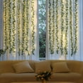 thumbnail image 5 of Zukuco 2 Packs Artificial Eucalyptus Garland, Faux Eucalyptus Greenery Garland, Plastic Eucalyptus Leaves Vine, Fake Hanging Eucalyptus Garlands Wedding Backdrop Arch Wall Table Party Decor, 5 of 8