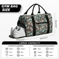 thumbnail image 5 of Camo Mens Gym Tote Duffle Bag with Wet Pocket & Shoe Compartment, Travel Duffel Bag Overnight Weekender Hospital Tote Girls Workout Carry on Bag with Luggage Sleeve, 5 of 6