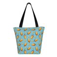 thumbnail image 3 of Fotbe Lemon Ice Cream Pattern Beach Tote,Shoulder Handbag,Spacious Tote Bag,Lightweight Travel Bag,Versatile Shopping Bag, 3 of 9