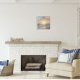 thumbnail image 3 of Stupell Industries Coastal Sunset Reflection Nature Painting White Framed Art Print Wall Art, 17 x 17, 3 of 9
