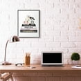 thumbnail image 2 of Stupell Industries Fashion Designer Flower Makeup Bookstack Black Pink Watercolor Framed Wall Art by Amanda Greenwood, 2 of 8