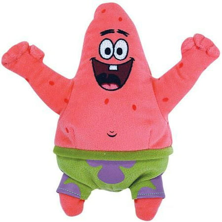Patrick Starfish Best Day Ever Beanie Baby Spongebob Stuffed Animal Ty