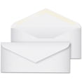 thumbnail image 2 of White Wove Business Envelope Convenience Packs 10, Bankers Flap, Gummed Closure, 4.13 x 9.5, White, 50/Box, 2 of 2