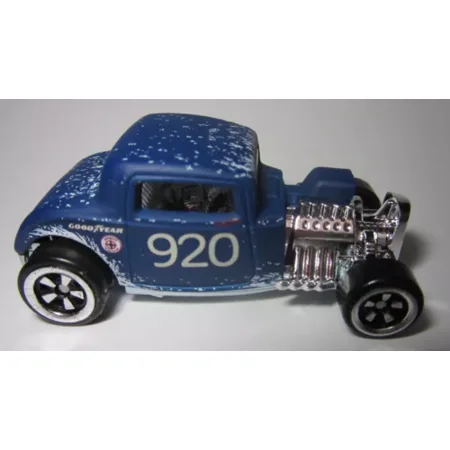 HOT WHEELS 32 FORD COUPE PART OF SILVER SERIES BLUE METAL BASE SINGLE
