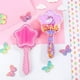thumbnail image 5 of JM Paquete de 2 cepillos para el cabello para niñas (rosa, morado), cepillo para el cabello para niños, peine con airbag con purpurina de unicornio de dibujos animados, juego de cepillos para el cabello adecuado para niños y niñas con cabello rizado y liso, como regalo para el día del niño. JM, 5 of 5