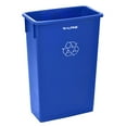 thumbnail image 2 of Alpine Industries Blue Trash Can Recycle Bin and Paper Slotted Recycling Lid, 2 of 11