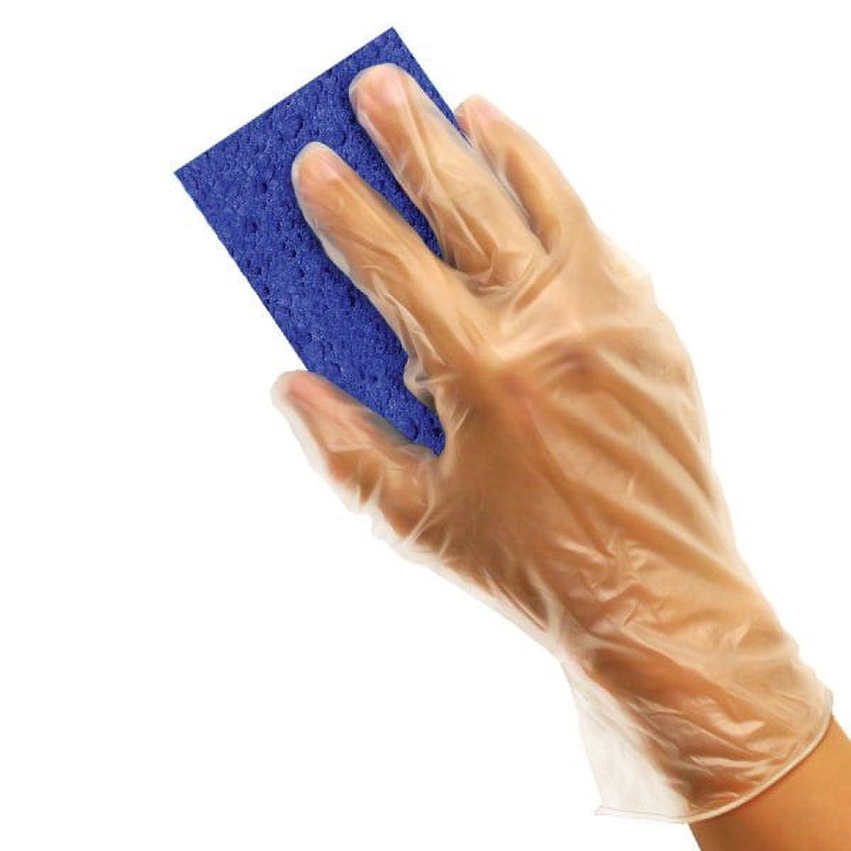 Hyper Tough Vinyl Disposable Gloves, 50-Pack
