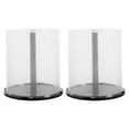 thumbnail image 1 of KAKOWELY 2pcs Cds Storage Bucket Clear Plastic Dvds Holder Compact Disk Storage Holder Cd Organizer,5.94"X5.59"X5.59", 1 of 5