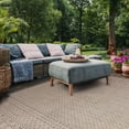thumbnail image 5 of Safavieh Courtyard Naomi Geometric Indoor/Outdoor Area Rug, Beige/Black, 8' x 11', 5 of 14