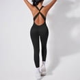 thumbnail image 4 of XEDZYT Workout Jumpsuits for Women Seamless Backless Gym Yoga Tank Top Leggings Romper Size S, 4 of 4