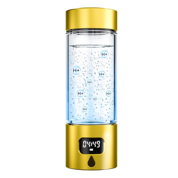 Botella de agua Asgool generadora de hidrógeno de vidrio, 340 ml