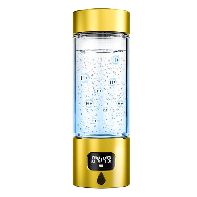 Botella de agua Asgool generadora de hidrógeno de vidrio, 340 ml