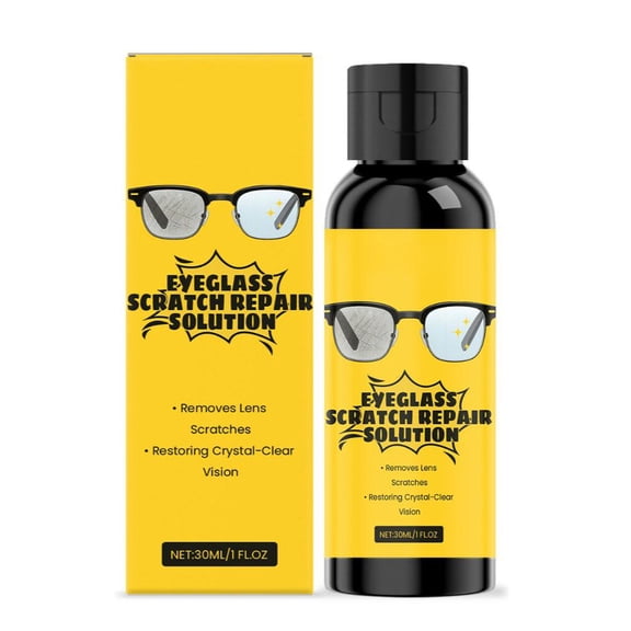 30ml Glass Scratch Repair Kit with Sodium Hydroxide for Home Windows, Mirrors and Screens