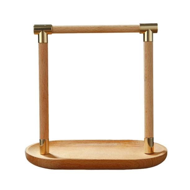 Bandeja de madera para servir, bandeja de mesa, soporte versátil, bandeja decorativa para organizar regalos, bandeja de madera para postres, aperitivo 23 cm x 10 cm x 22 cm