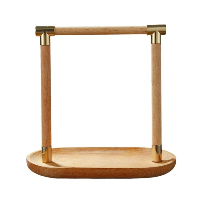 Bandeja de postre de madera con asa para servir postre, desayuno y café. 23 cm x 10 cm x 22 cm