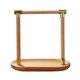 thumbnail image 1 of Bandeja de madera para servir, bandeja de mesa, soporte versátil, bandeja decorativa para organizar regalos, bandeja de madera para postres, aperitivo 23 cm x 10 cm x 22 cm, 1 of 7