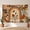 A, variant on XaaKee Tapestry Wall Hanging, Terracotta Tribal Arches II Bohemian Abstract Mural, High-Quality Polyester Bedroom Tapestry 60x40Inch