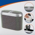 thumbnail image 6 of Unique Bargains Car Trash Can Hanging Car Door Rhinestone Plastic Trash Bin Assorted Color 1 Pcs, 6 of 6
