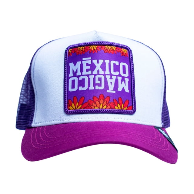 Gorra Visera curva con malla y ajustador Pook Frase Mèxico Màgico