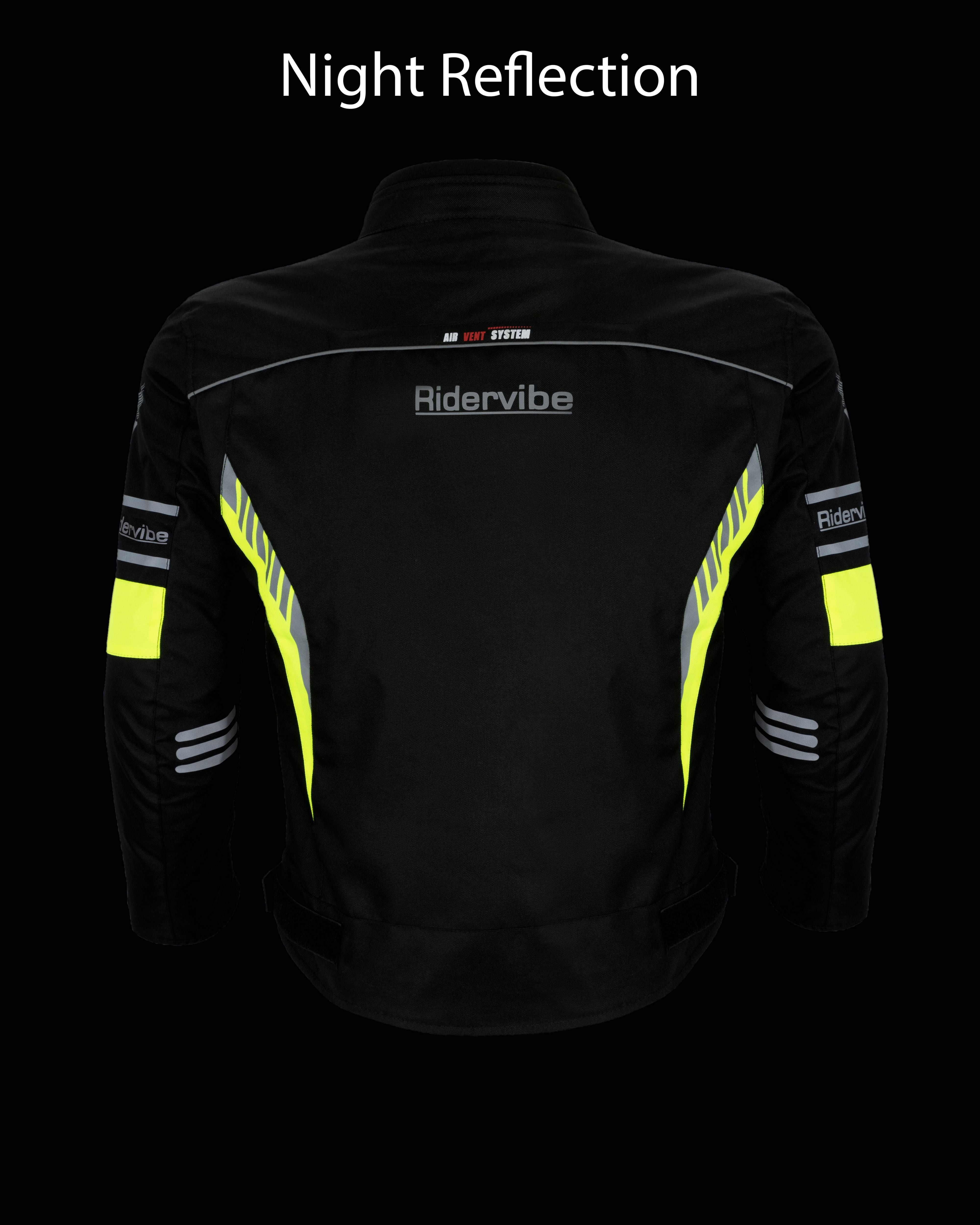 Dream Apparel Men's All-season Motorcycle Jacket for Enduro Dualsport Riding with 600 D polyester, Armor Foam Padding, Visibility