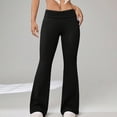 thumbnail image 2 of Sngxgn Pants for Women Elastic High Waist Drawstring Lounge Trousers Casual Loose Pants with Pockets(Black,M), 2 of 8