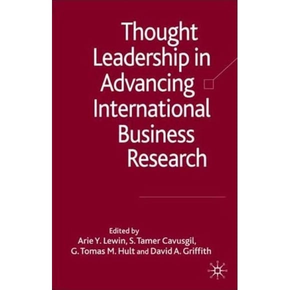 Thought Leader dans l'Avancement de la Recherche Commerciale Internationale