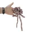 thumbnail image 2 of Unique Bargains 1 Pc Scrunchie Fashion Plaid Bow Ribbon Hair Elastics Red, 2 of 5