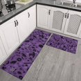 thumbnail image 2 of Halloween Witchy Elements Pattern Kitchen Rugs Sets Of 2,Anti Fatigue Kitchen Mat Rugs Non Slip Washable,Decorative Kitchen Floor Mats for Kitchen,Sink,Laundry,17"x30"+17"x47", 2 of 7
