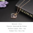 thumbnail image 4 of Collier pour Femmes Collier à Clavicule en Forme de Nid d'Abeilles à la Mode, 4 of 6