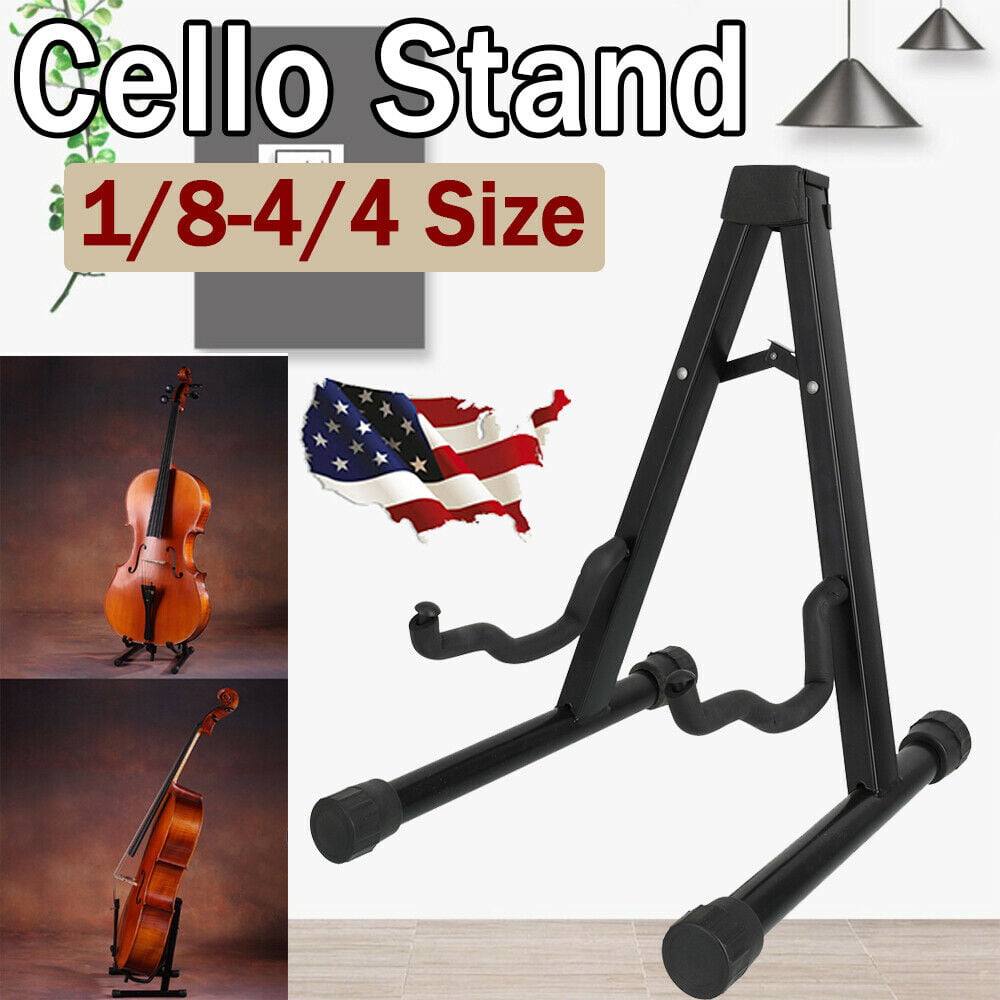 Adjustable Portable Folding Cello Stand for 1/8-4/4 Cellos Band 