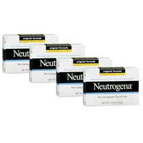 4 Pack - Neutrogena Facial Bar Fragrance Free 3.50 oz Each