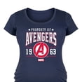thumbnail image 3 of Marvel The Avengers - Property Of - Maternity Scoop Neck Graphic T-Shirt, 3 of 5