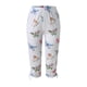 thumbnail image 3 of Pantalones afelpados Gibobby para Mujer Estampado de Flores Casual Vacaciones Cordón Recortados Blanco L, 3 of 5