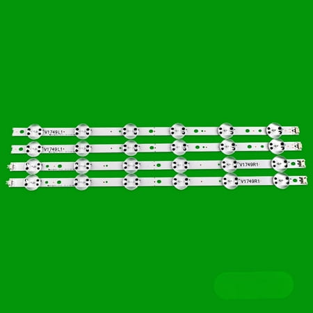 4pcs LED Strips For LG 6916L-2862A 6916L-2863A 49 V17 ART3 2862 49LV560H-UA 49UV340C 49UJ6565 49UJ6350 49UJ701V 49UJ635V 49UJ651V 49UJ6585 49UJ6525 49LJ5550