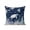 Lake Blue Dark Blue, variant on 1 Pack Outdoor Throw Pillow, Navy Blue Turtle Coastal Waterproof Pillow with Insert Included, Nautical Summer Beach Coral Jellyfish Decorative Accent Cushion Sofa Pillows for Patio Porch, 16 x 16 In