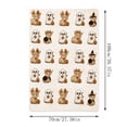 thumbnail image 3 of Aoznliie Halloween Blanket, Cozy Fleece Throw Blanket with Ghost Pumpkin Print, Lightweight Fall Blanket for Couch Sofa Bed Home Decor, 40x28in, 3 of 9