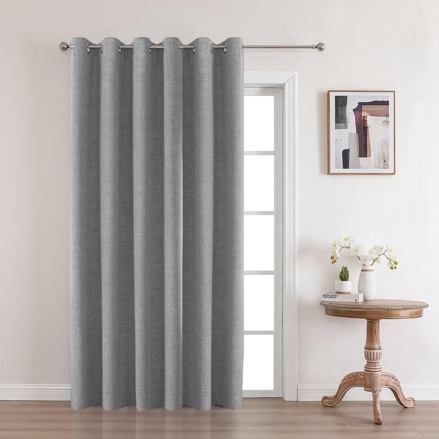 Cortinas separadoras de ambientes Blackout Joydeco, color gris claro, 70 x 240 cm
