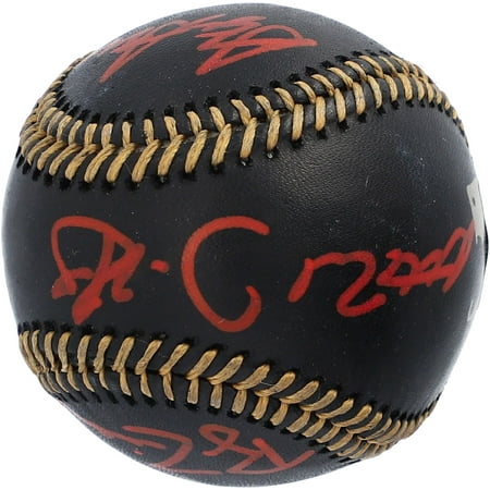 Dave Martinez, Anthony Rendon, Max Scherzer, Stephen Strasburg, and Ryan Zimmerman Washington Nationals 2019 World Series Champions Autographed Rawlings Black Leather Baseball - Limited Edition of 12