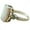 J-White, variant on Rinsvye Fiber Steel Ring Couple Stainless Steel Rings Adult Three-Color Titanium Ring Chunky Rings for Women Rings